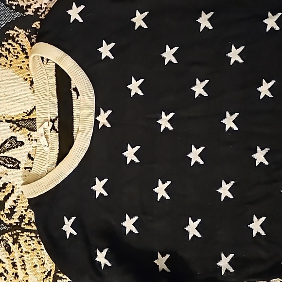 Willow & Clay sweater swifty star print pullover long sleeve - Picture 2 of 4